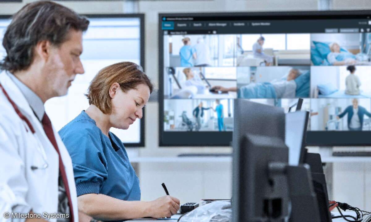 Milestone Systems Videotechnik Pflegekräfte