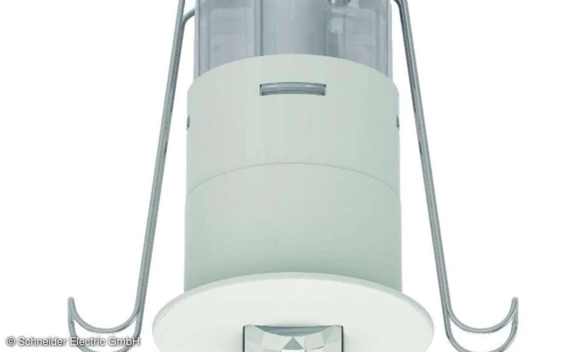 Mit der IP54-Zertifizierung kann der KNX Präsenzmelder Korridor im Innenbereich auch an Orten installiert werden, an denen er vor Wasser geschützt werden muss.