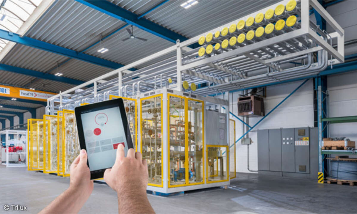 Über das Lichtmanagementsystem LiveLink werden sämtliche Betriebsparameter des Beleuchtungsnetzwerks in Echtzeit überwacht und analysiert.