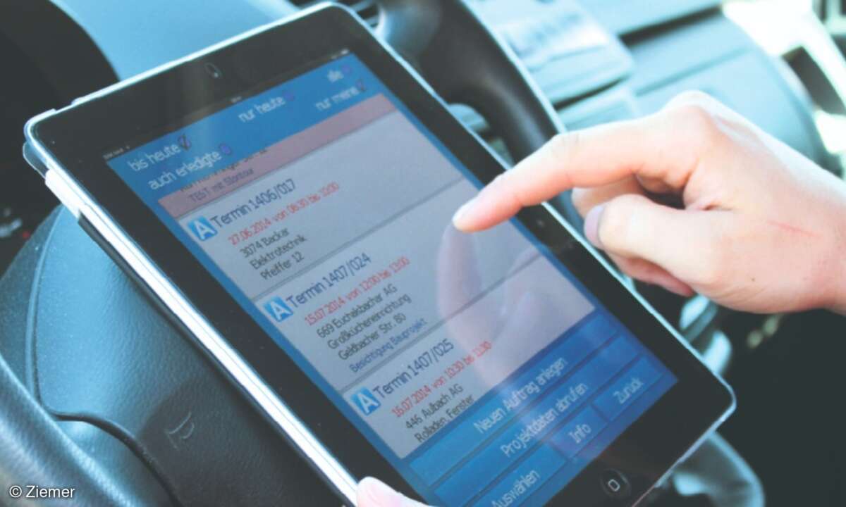 Die mobile Auftrags- und Projektbearbeitung mit SCC-MOBIL wurde erheblich erweitert und aktualisiert.