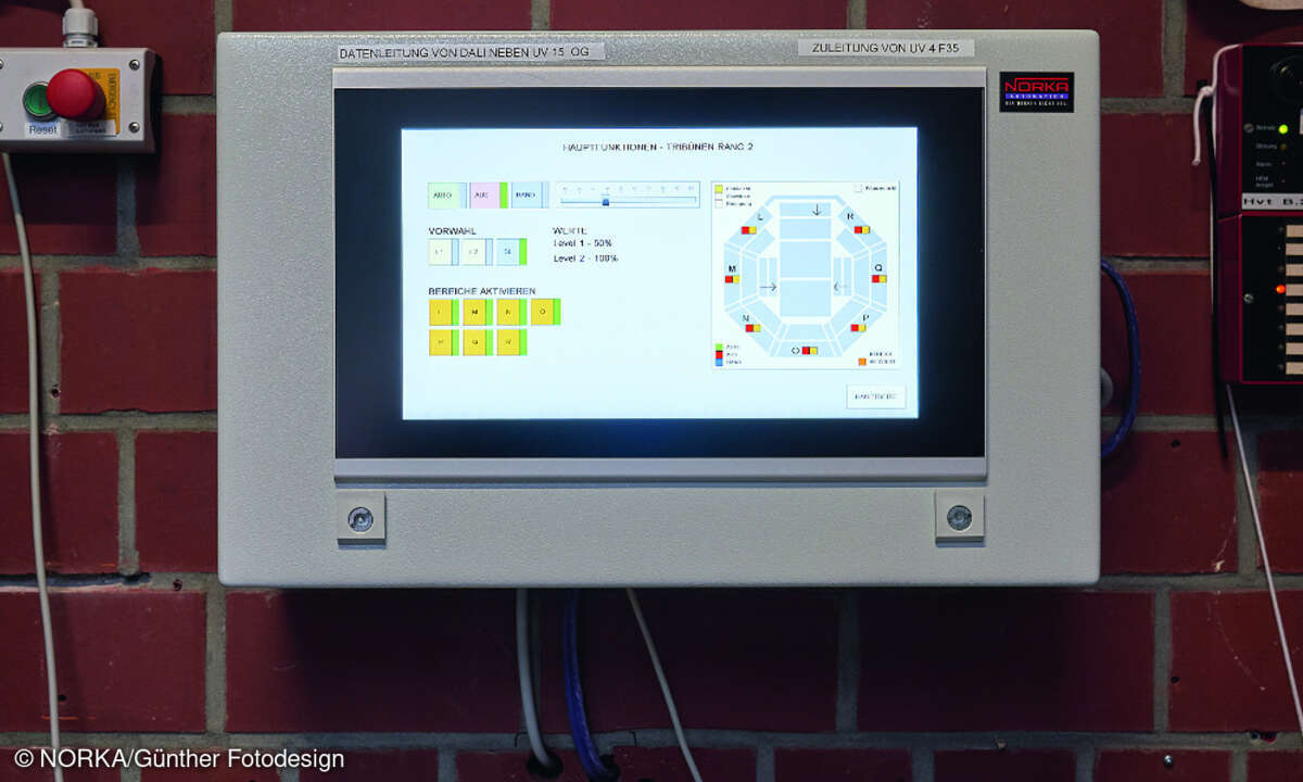 Display für Lichtmanagement