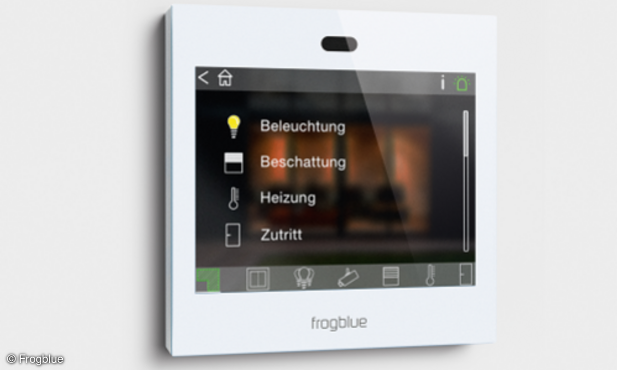 Das FrogDisplay von Frogblue verbindet KNX und Bluetooth