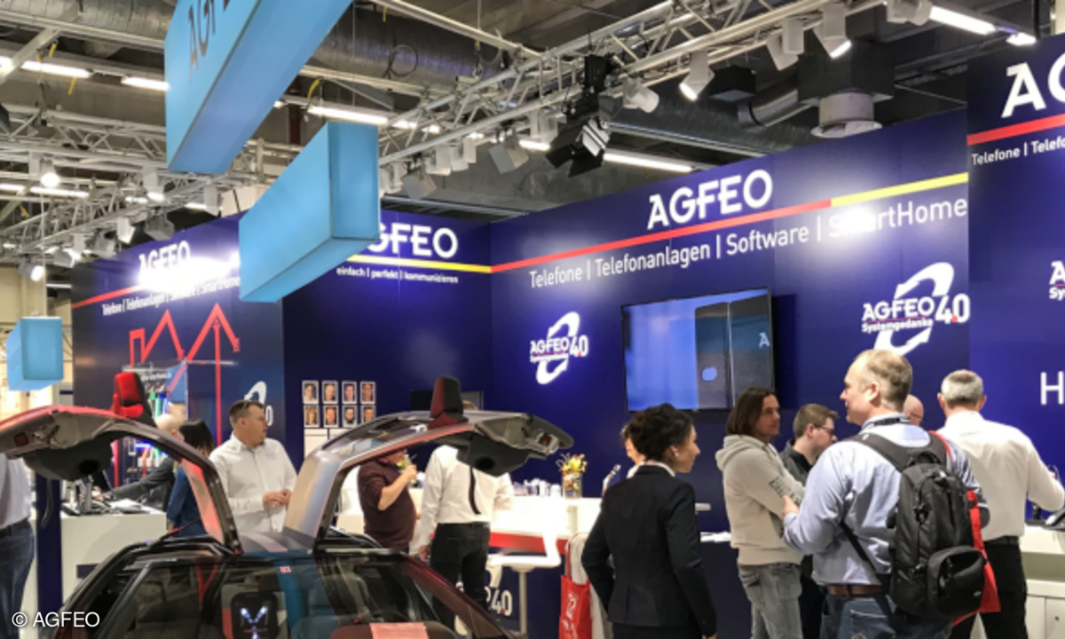 AGFEO Messestand Light + Building 2018