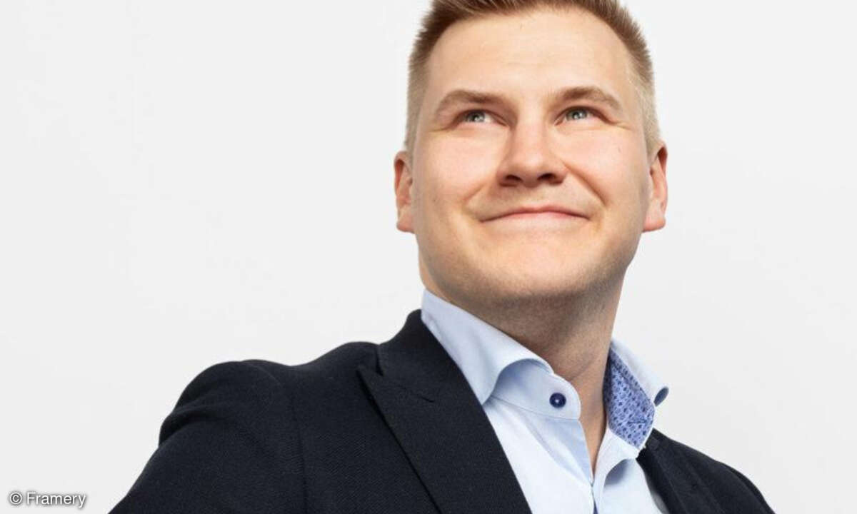 Samu Hällfors, CEO und Gründer Framery, Bürokabine