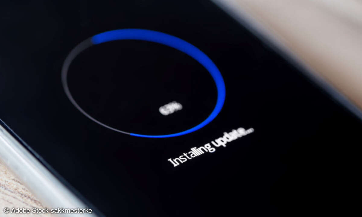 Update Installation auf Smartphone