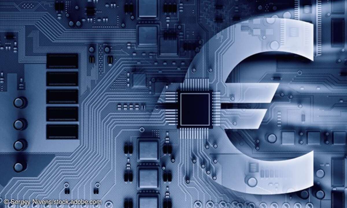 Schmuckbild digitaler Euro