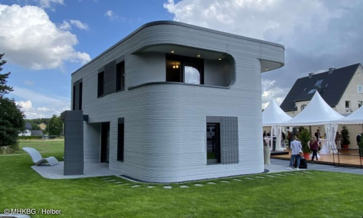 Gedrucktes Haus, 3D-Betondruck