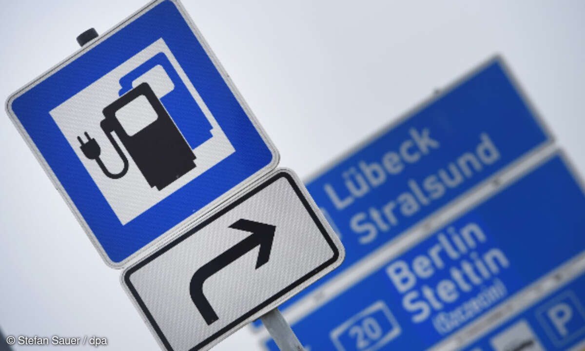 Schnelladestation Autobahn