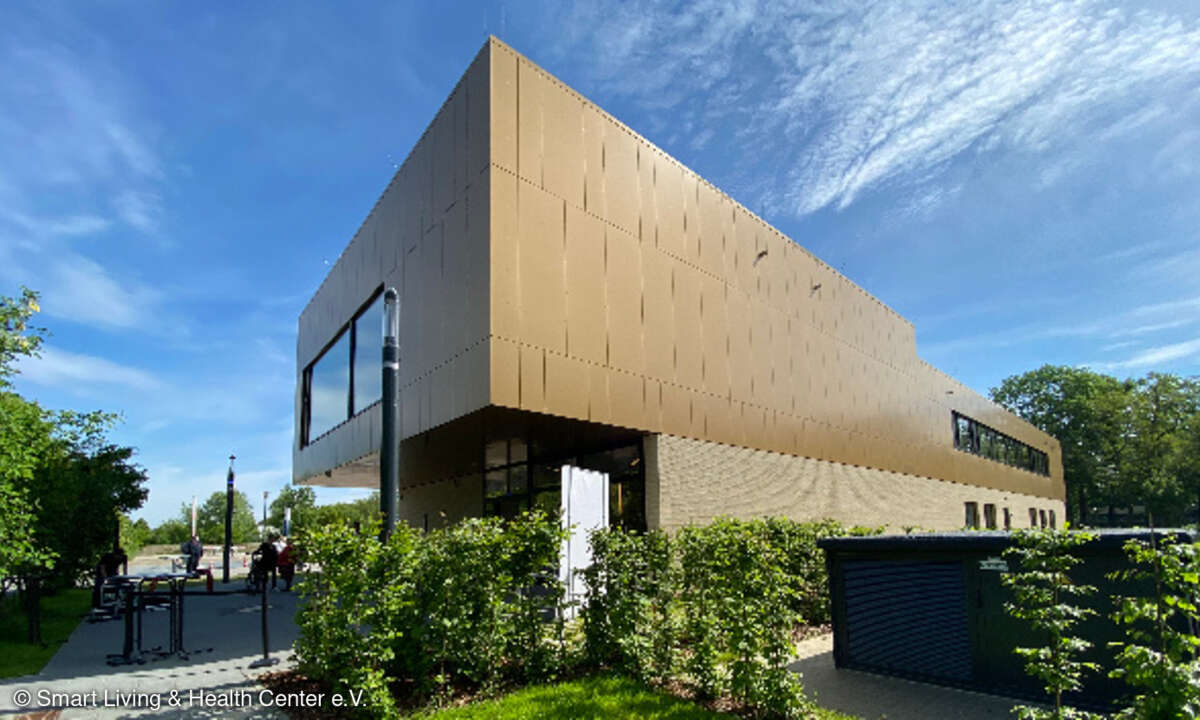 Haus der Zukunft am ukb, Außenansicht