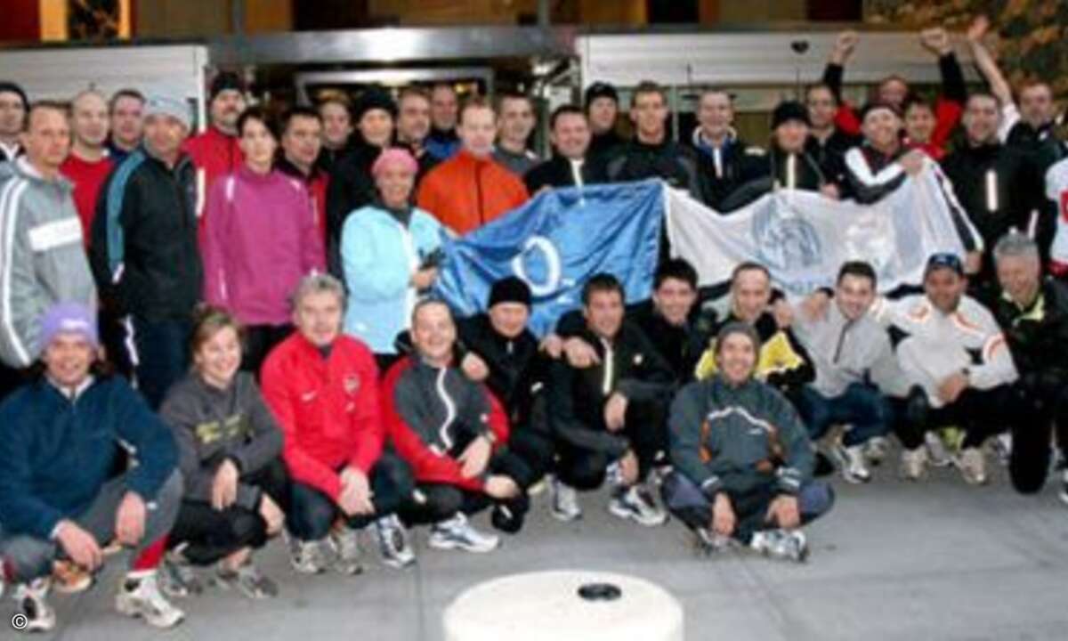 Ein Gruppenfoto darf nicht fehlen