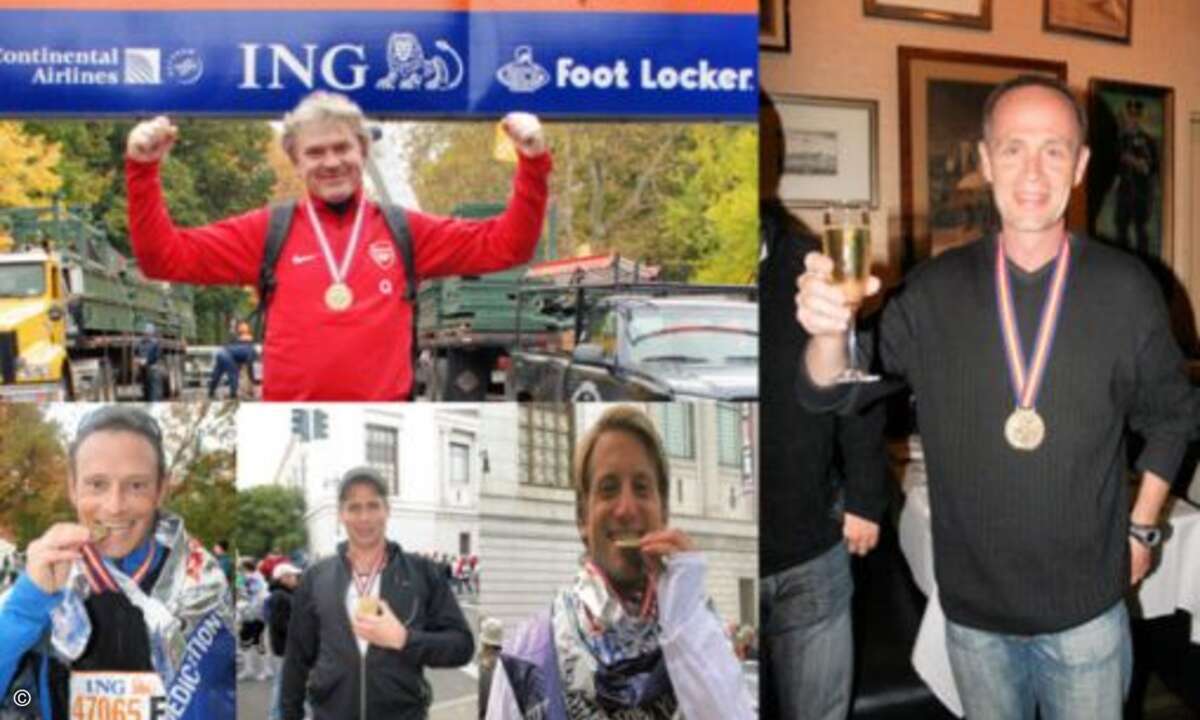 Und es wartet natürlich die Medaille