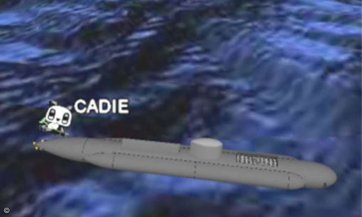 Auch in Google Earth hat sich »Cadie« eingeschlichen: Die in Panda-Gestalt auftretende Künstliche Intelligenz hilft nicht nur dabei mit einem außergewöhnlichen U-Boot Unterwasserwelten zu entdecken, sondern chattet auch und gibt sogar Tipps für die S