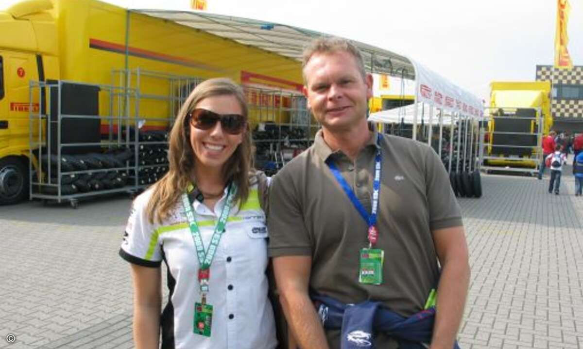 Melanie Oborski und Jens Pulina von Hannspree haben noch nicht viele Rennen verpasst.