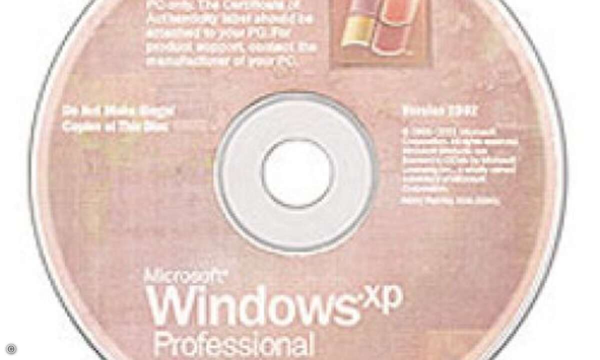 Ein besonders dreister Fake aus dem Jahre 2005: Angeblich handelt es sich hier um Windows XP in der