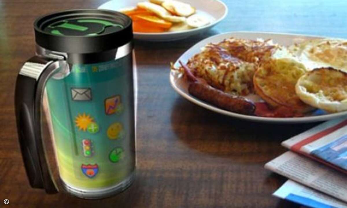 Die Tasse ist der Computer: Nun, Scott McNealys (ehemals Chef von Sun) legendärer Satz »Das Netzwerk ist der Computer« ist bereits Legende, so wie Sun bald Geschichte sein wird, wenn Oracle das Unternehmen eingesaugt hat. Doch die Wirkungen dieses Sp