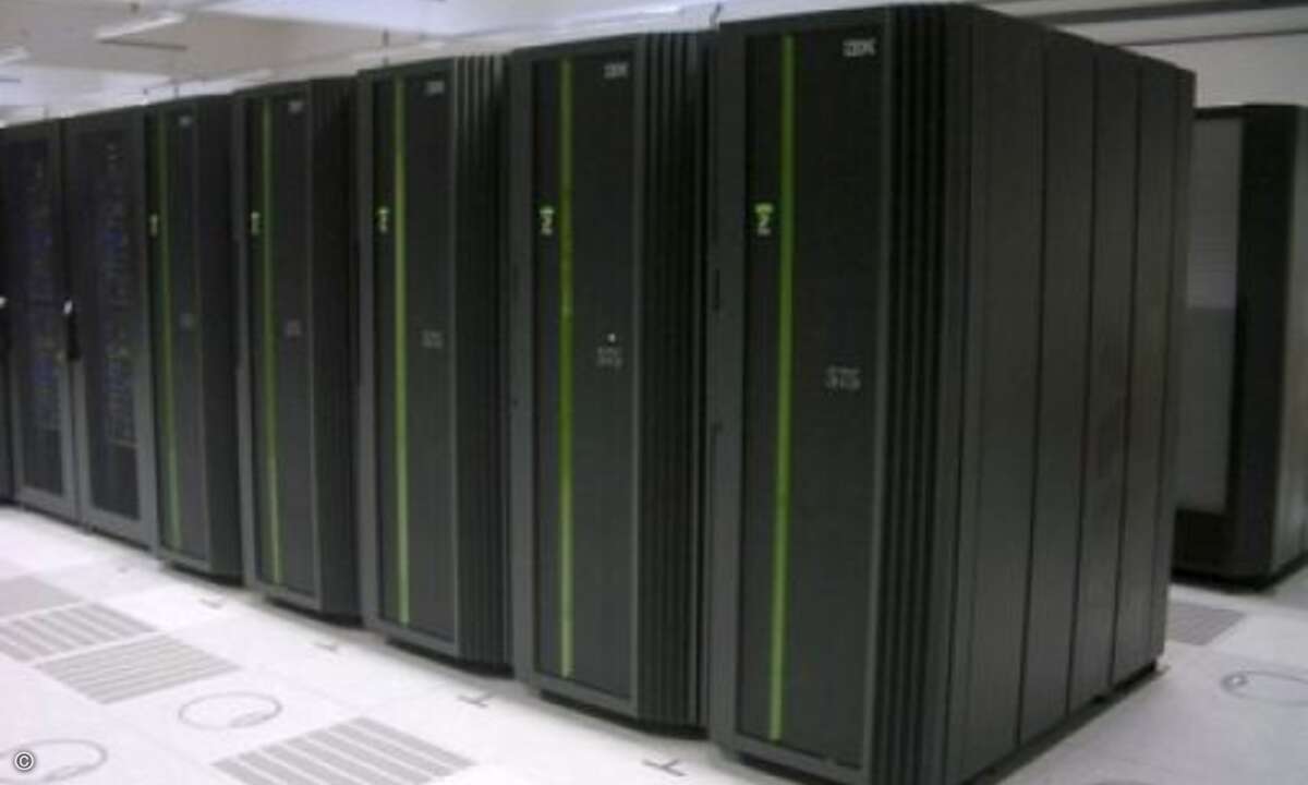Der VIP (IBM) der Max Plack Gesellschaft ist derzeit der zweitschnellste Rechner in Deutschland. (6.720 Prozessoren, 92.980 GFlops Rmax )