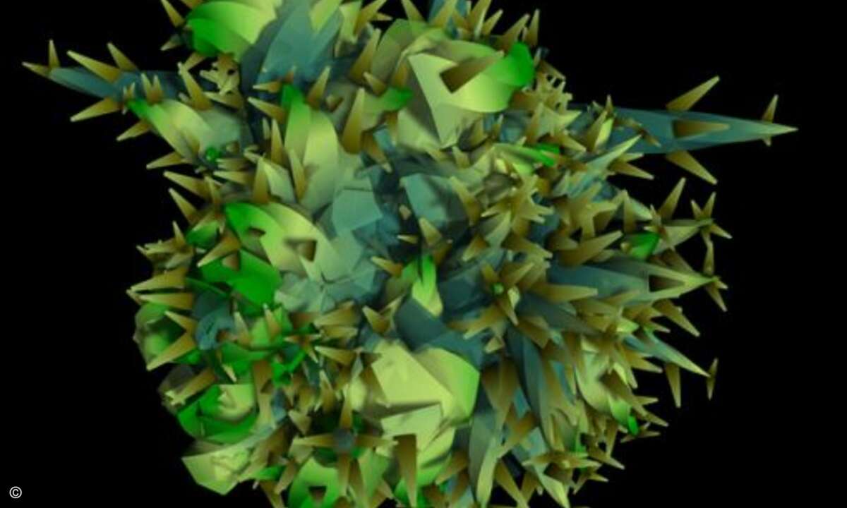 Das polymorphe Virus Virut: Es tauchte 2006 auf. Es infiziert alle exe-Dateien auf einem Rechner, inklusive anderer Schadsoftware wie in diesem Fall.