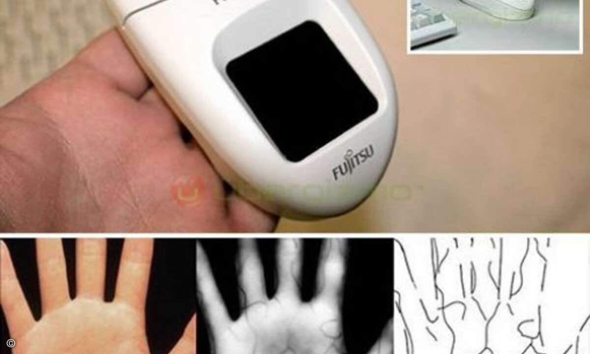 Nachteil: Spezieller Sensor notwendig. (Bilder: Fujitsu)