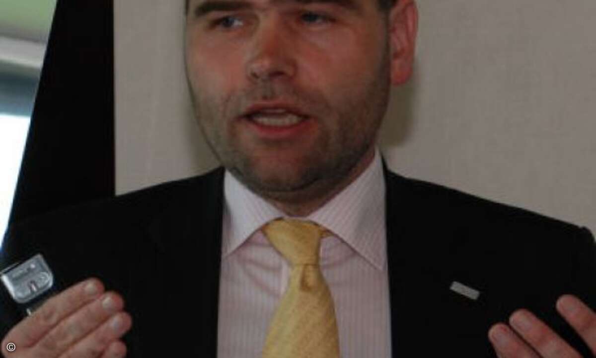 SoftM-Marketing-Vorstand Ralf Gärtner wirbt im Channel für die ERP-Software  Semiramis