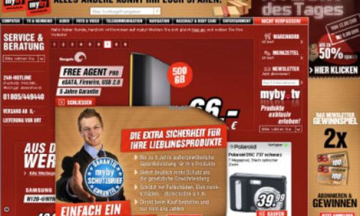 Vom angepeilten großen Player im IT-Online-Handel zum Abwicklungsfall: Das Portal Myby