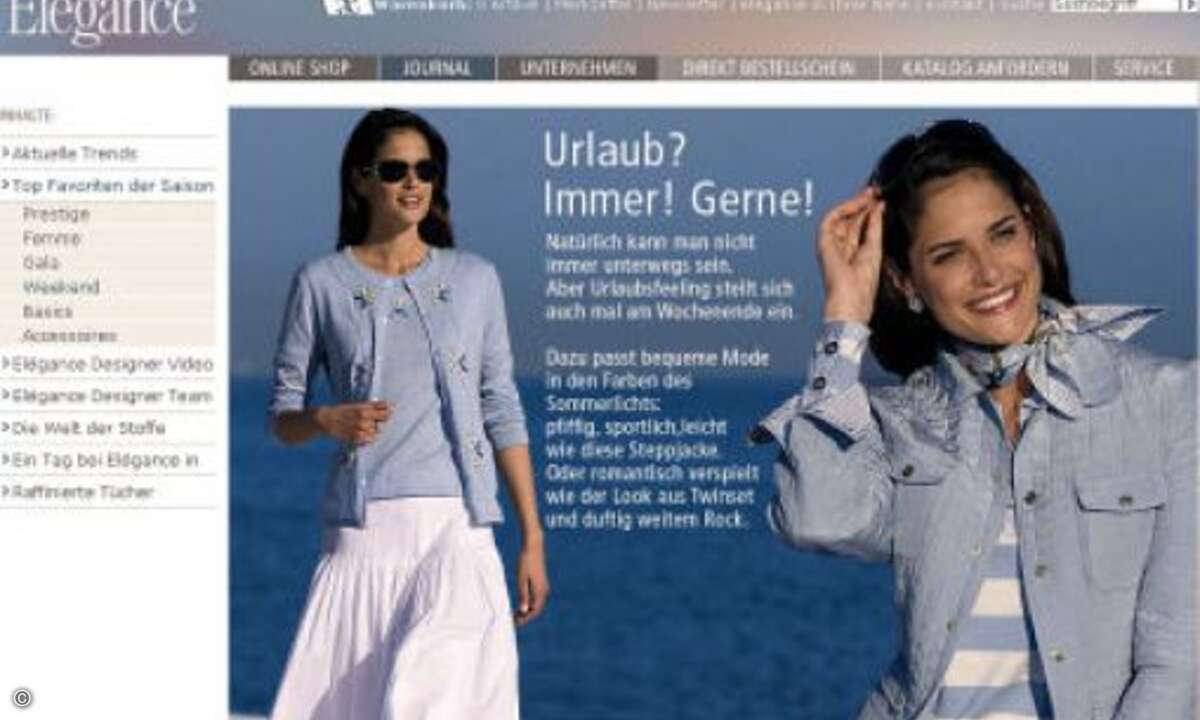 ... ebensowenig wie Elegance