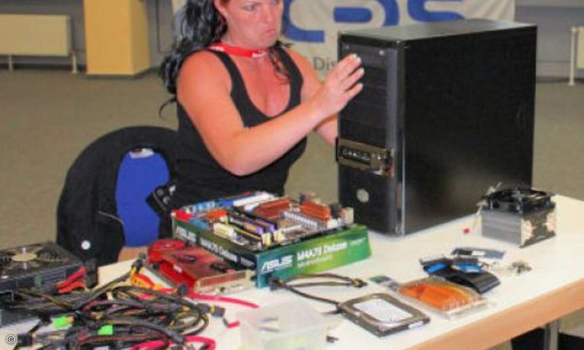 Kathrin Hoffmann von Server-Spezialist Trantec ist eher auf Großrechner spezialisiert
