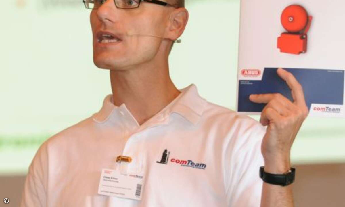 Comteam-Geschäftsführer Claas Eimer stellte ein neues Maßnahmeprogramm vor