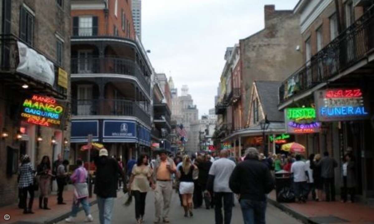 Typische Impressionen aus der Altstadt von New Orleans