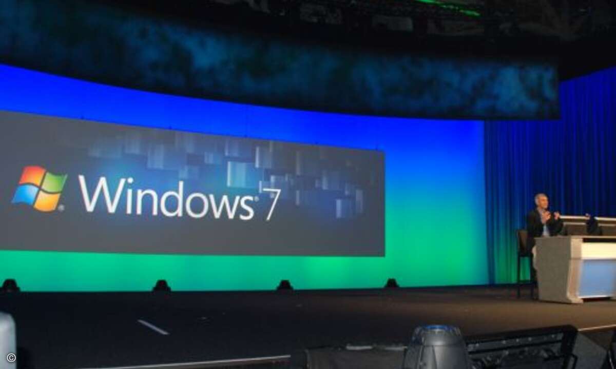 Windows 7 ist eines der zentralen Themen der Konferenz