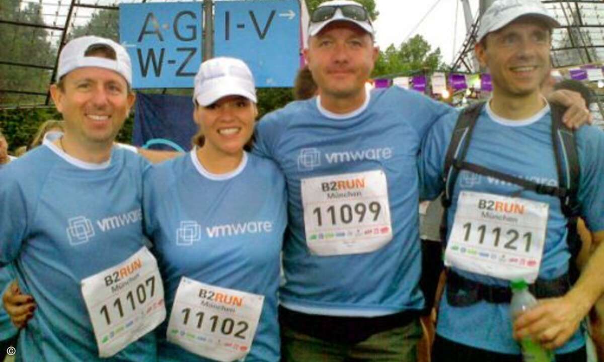 Virtuelle Maschinen ins Rennen zu schicken, klappt in Rechenzenzentren prima. Auf der 6,5 km lange Strecke muss Vmware dieses Jahr noch Menschen laufen lassen.