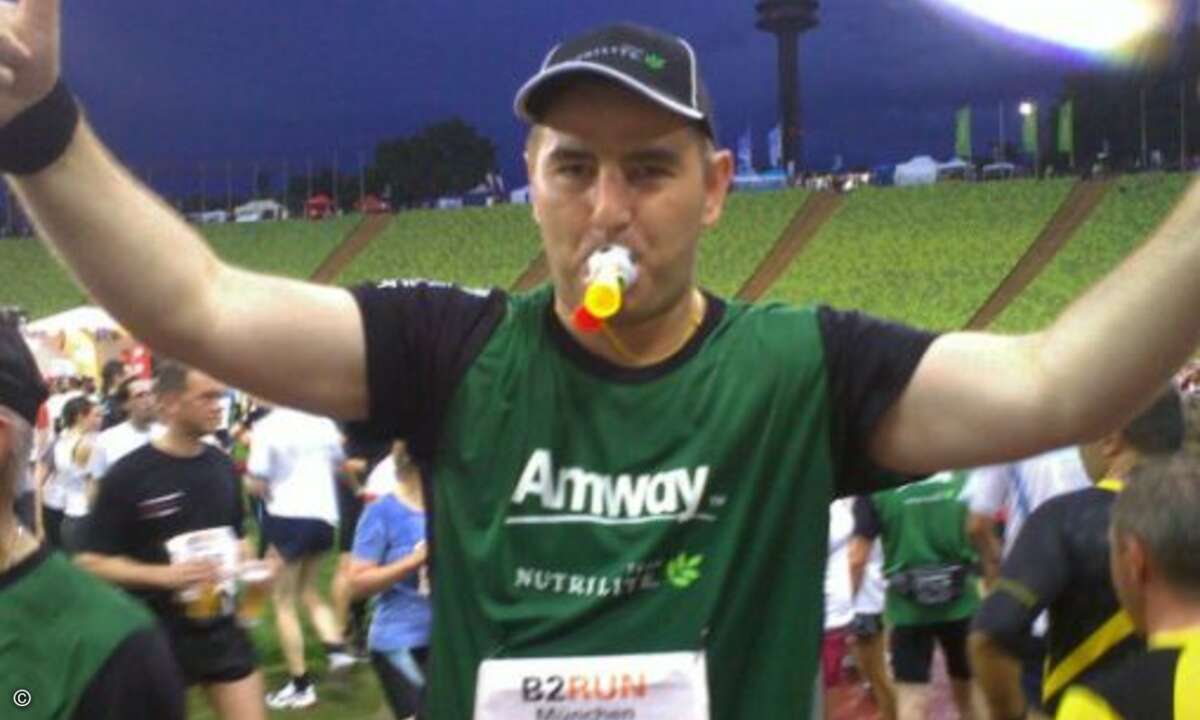Amway ist der Wellness, Schönheit und sonstiger Pillen fürs Wohlbefinden verpflichtet. Daher schickte der Konzern auch 1.010 seiner Mitarbeiter ins Rennen und belegte Platz 2 als fittestes Team.