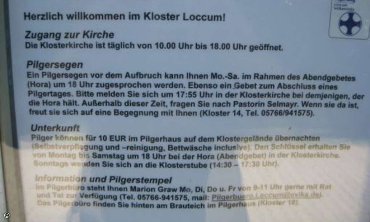 Die bisher letzte Station: Loccum