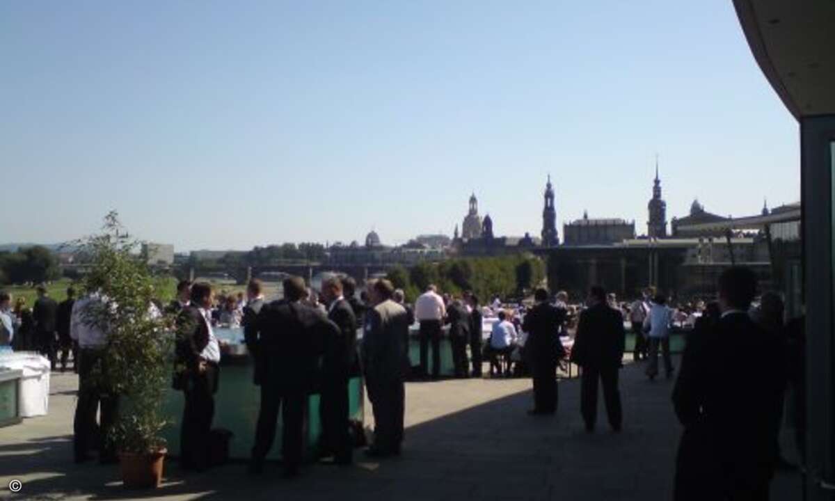 Der Ausblick von Terrasse des ICC war ein unerwartetes Highlight