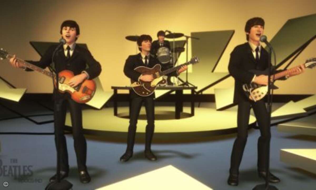 Im liebevollen Zeichentrick-Look wird die Beatles-Geschichte nachgestellt