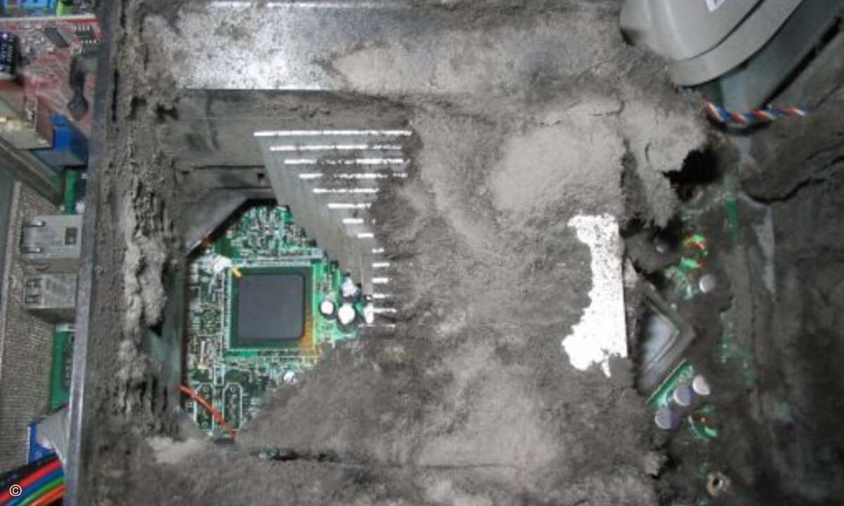 ... oder die Erweiterung der internen Storage-Kapazität in Sachen Dreck.