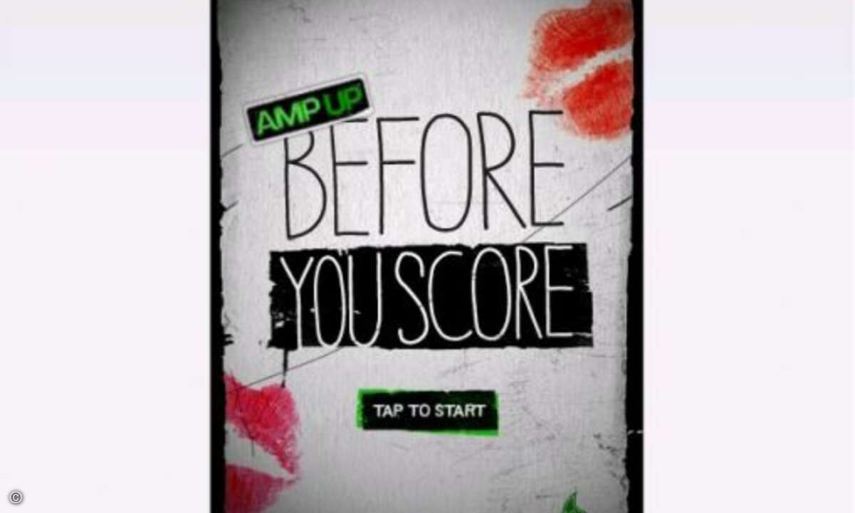 »AMP UP Before You Score« ist in Apples iTunes Store kostenlos erhältlich – allerdings nur, wenn man mindestens 17 Jahre alt ist