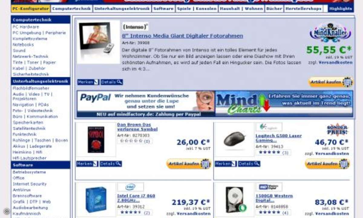 Rang 8: Mindfactory - die Wilhelmshavener zählen zu den Veteranen im deutschen IT-Etail