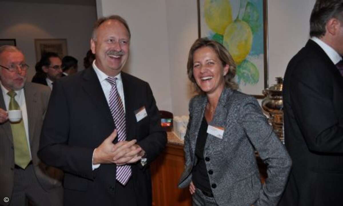CeBIT-Chef Ernst Raue und Sandra Homeister (Core-Competence)