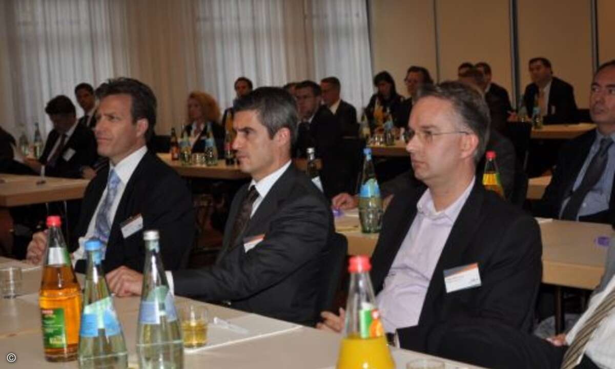 Philipp Sander (Scalaris), Bechtle- Vorstand Michael Guschlbauer und Cancom-Gründer Klaus Weinmann