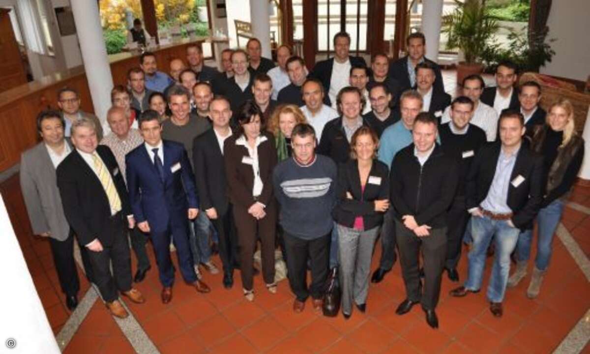 Gruppenbild der Teilnehmer des IT-Spitzentreffs