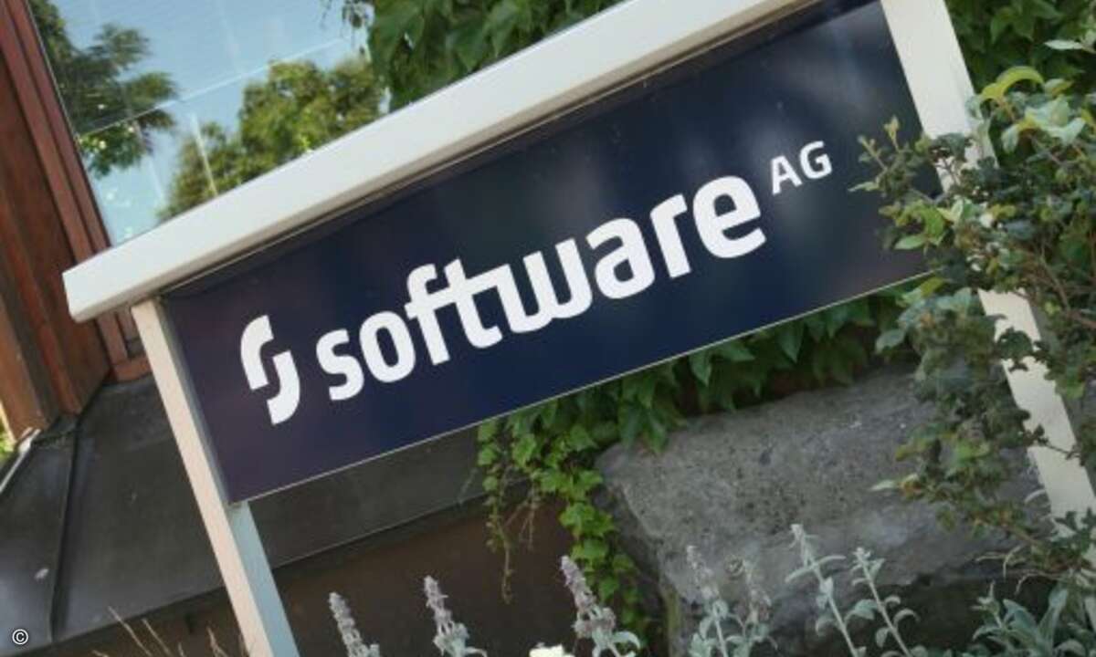 Auf dem vierten Platz: Die Darmstädter Software AG mit 718 Millionen Umsatz im Softwarebereich
