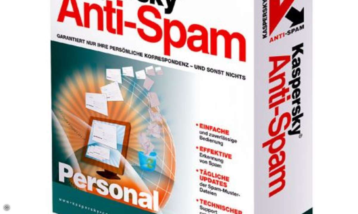 Antispam: Kaspersky Anti-Spam 3.0. Kasperkys Anti-Spam-Lösung bot neben den herausragenden Spam Signature-Dateien des Herstellers auch ausführliche Möglichkeit zur Erstellung von Listen, Trend-basierten Spam-Blockade und heuristische Analysemethoden.