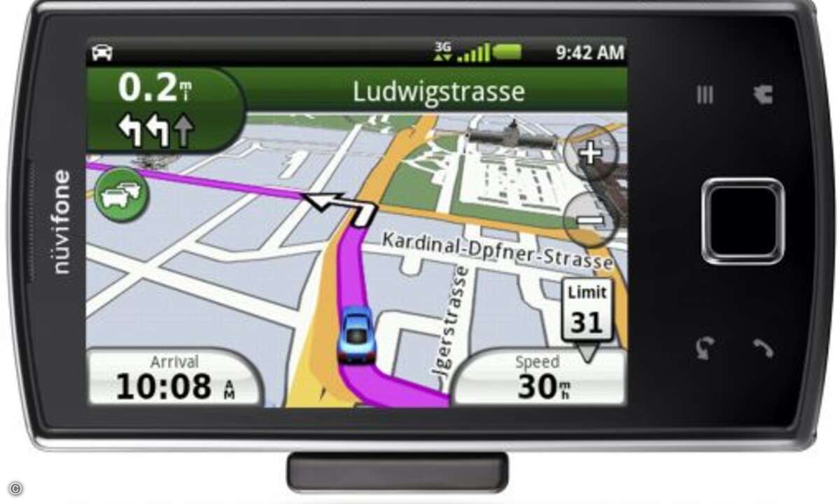 Smartphone und Navi in einem - das Nüviphone A50 von Garmin und Asus