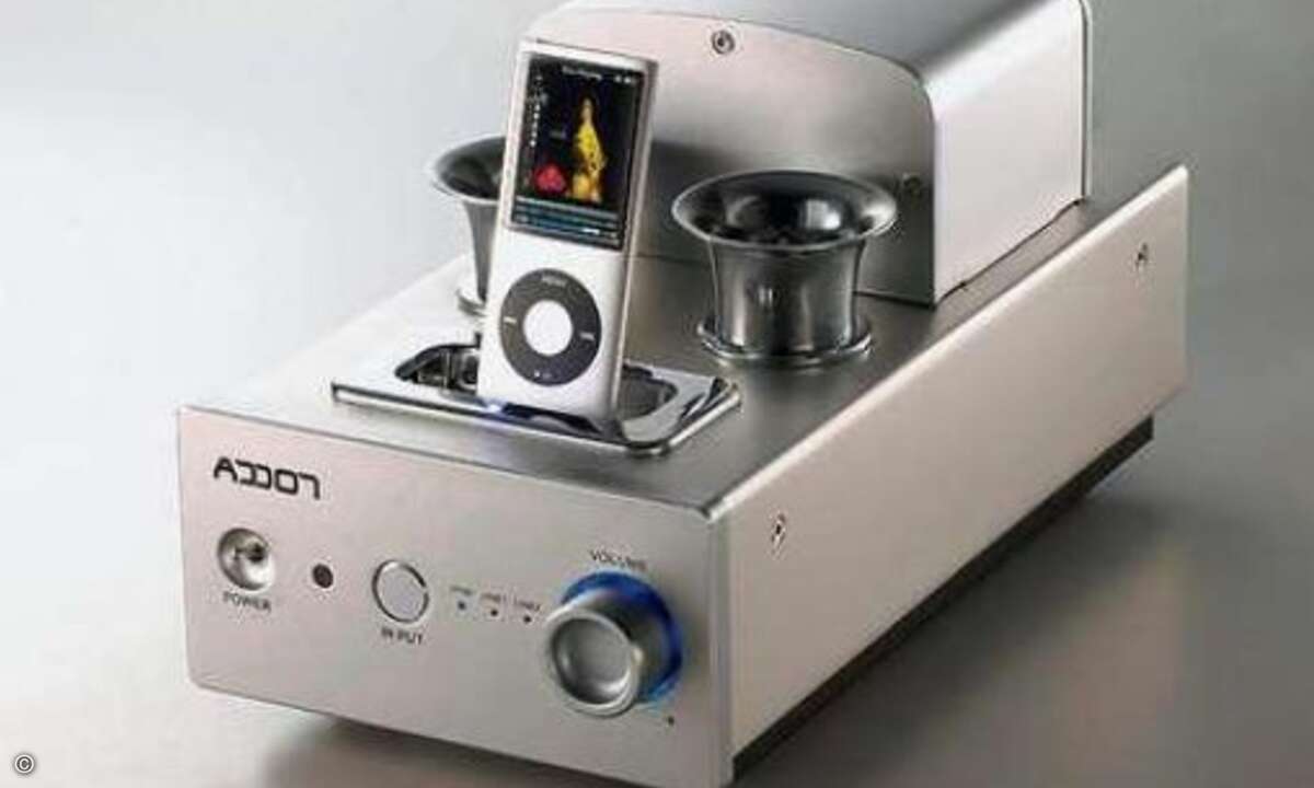 i concertino: iPod-Docking Hybrid-Vakuumröhren-Verstärker