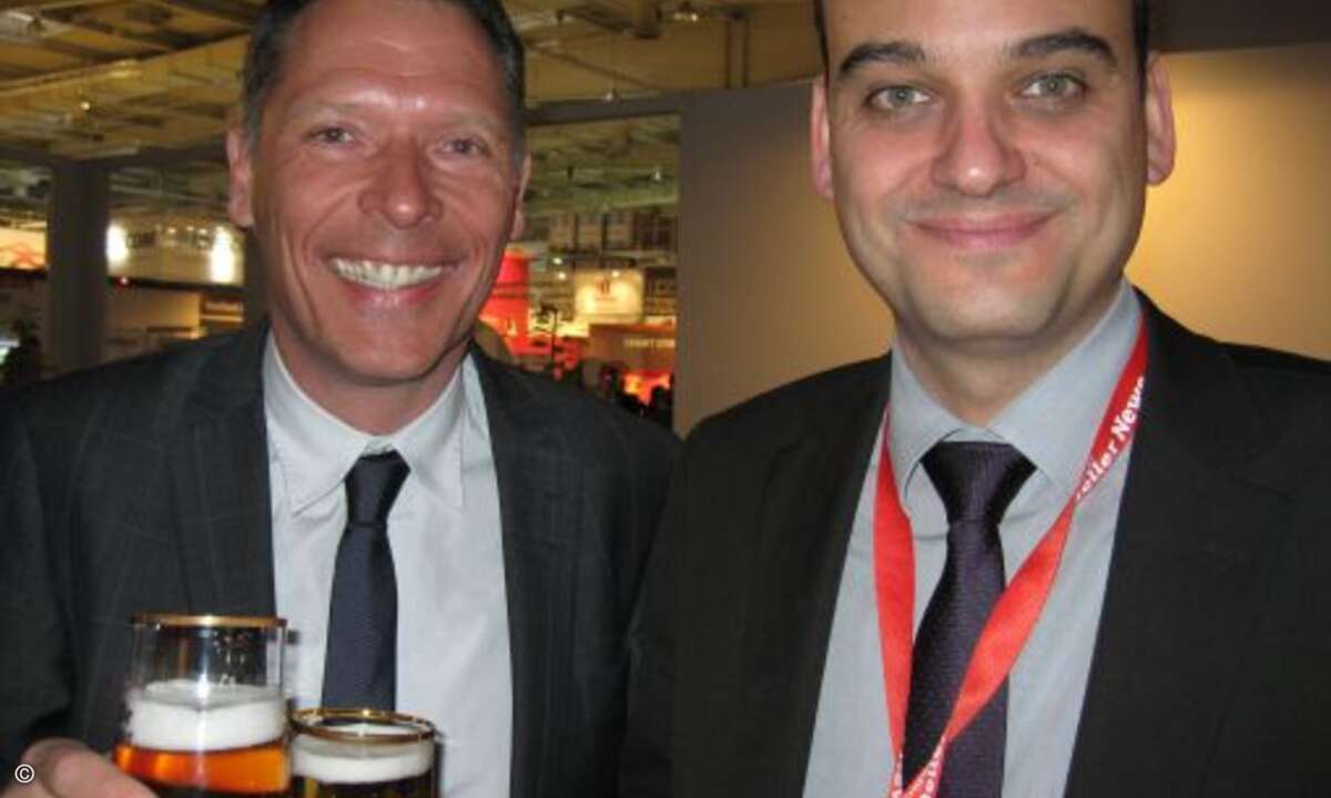 HP-Geschäftsführer Martin Kinne und Markus Reuter (CRN)