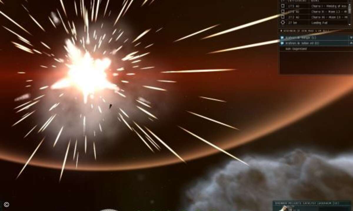 Bis es schließlich den ersehnten am Himmel gibt.