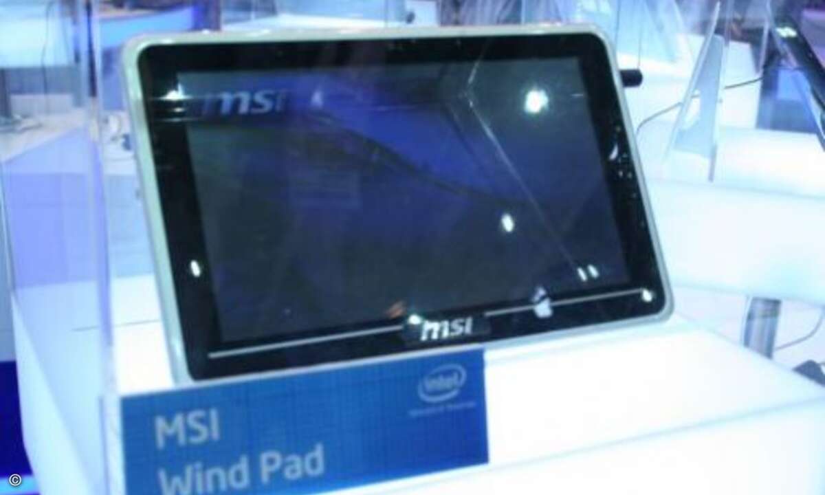 Das MSI Wind Pad wird voraussichtlich ebenfalls erst Anfang 2011 auf den Markt kommen