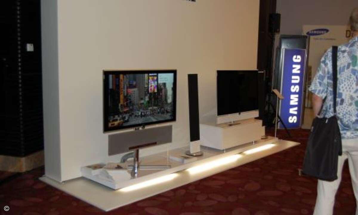 Gewohnt stylisch die Fernseher von Loewe