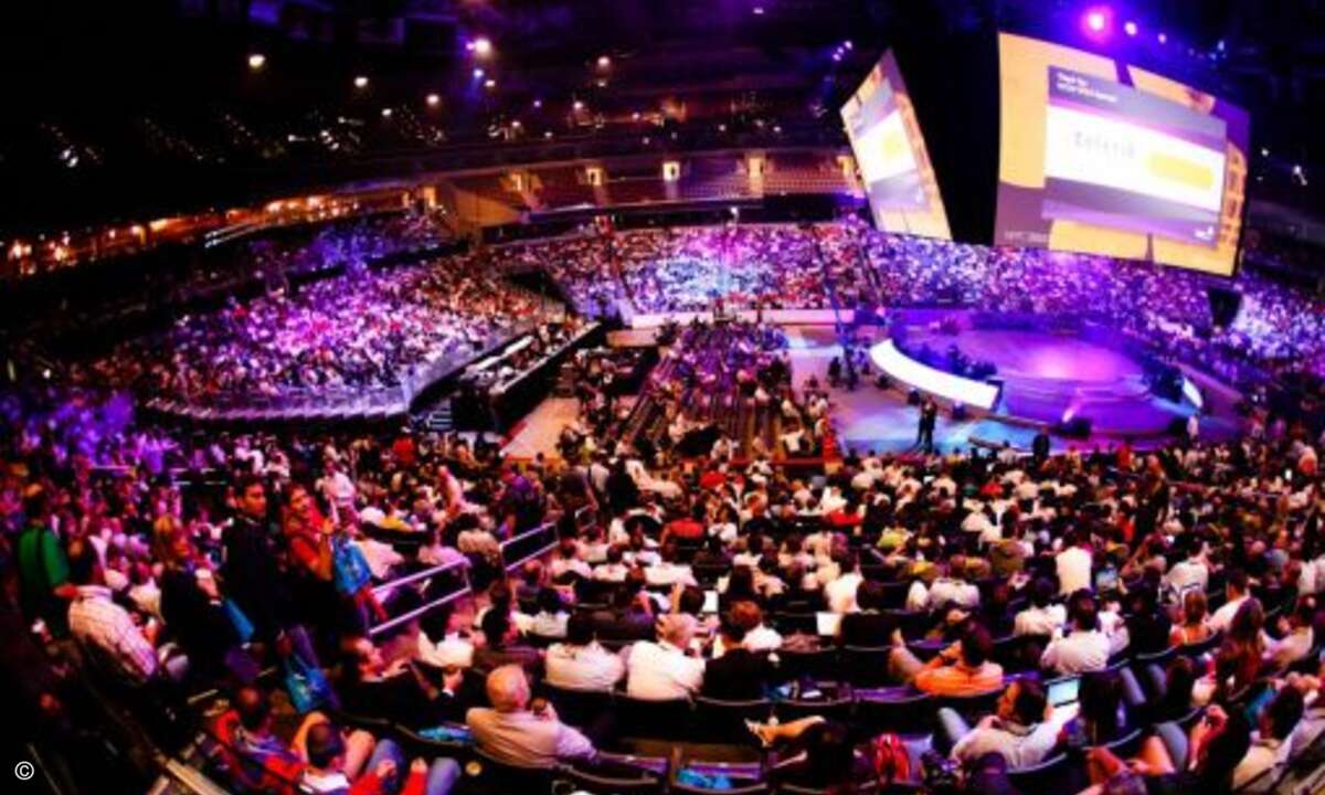 9.500 Partner füllten das Washington Convention Center
