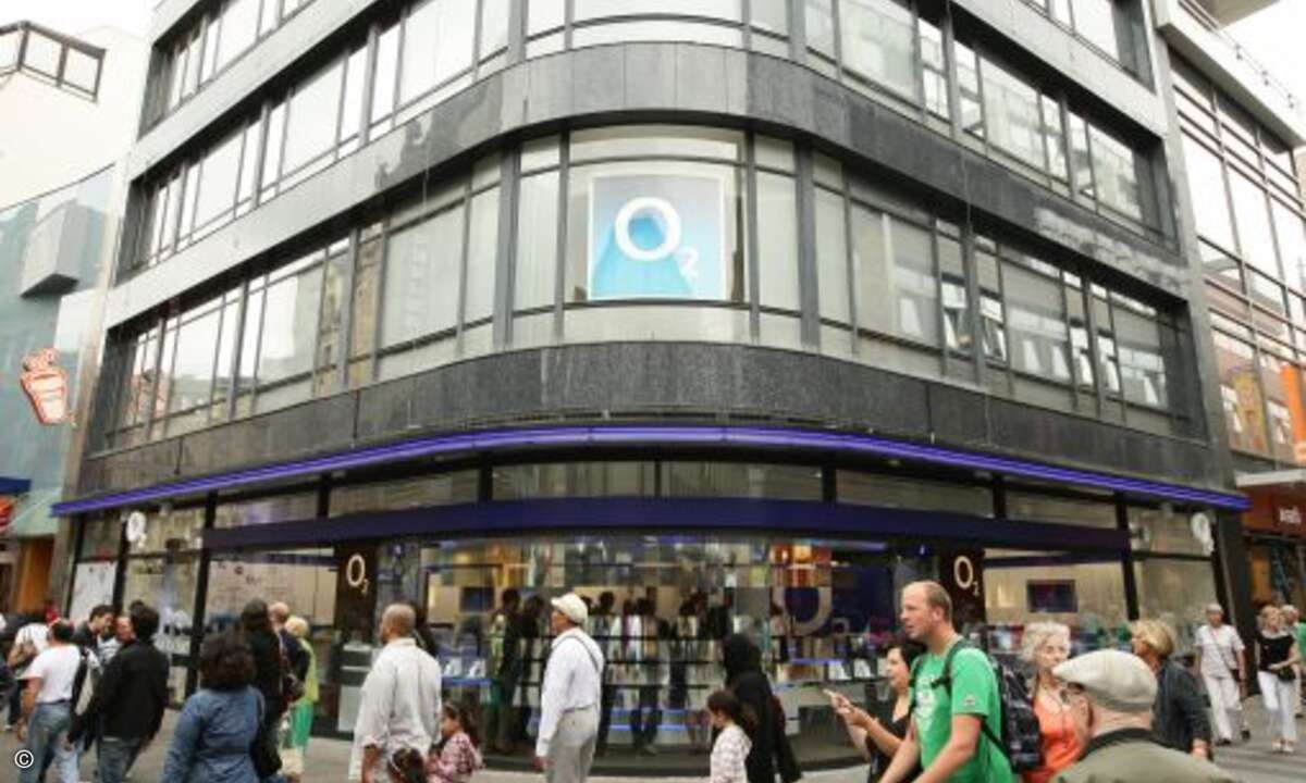 Auch in Köln hat o2 einen Flagship Store eingerichtet.